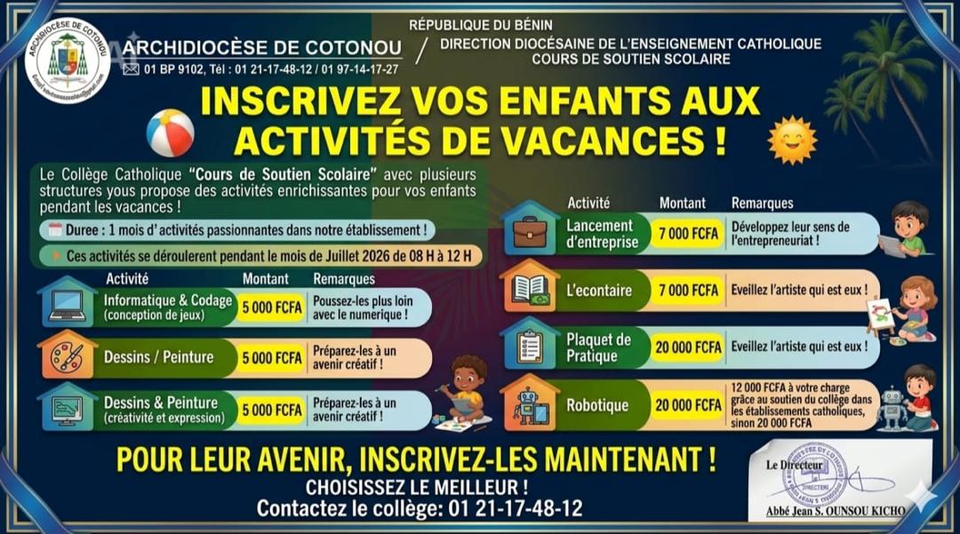 Former la tête, le cœur et les mains : les activités de vacances du CSS